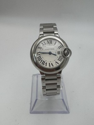 Cartier Ballon Bleu 28mm Stainless Steel Quartz Ladies Watch W69010Z4