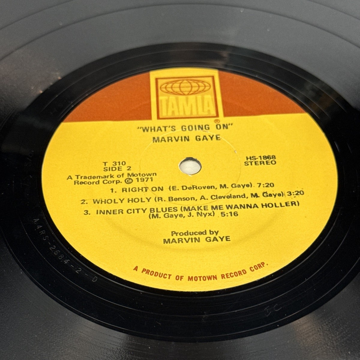 1971 - Marvin Gaye - What's Going On LP Tamla TS-310 VG+/VG | eBay
