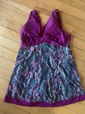 XXL Bathing Suit Swim dress Plus Size Vibrant Color