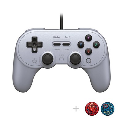 8Bitdo Pro 2 Wired Controller with Customize Back Buttons & Modifiable Vibration