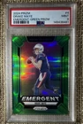 2024 Panini Prizm - Emergent Drake Maye #4 Green Prizm (RC)