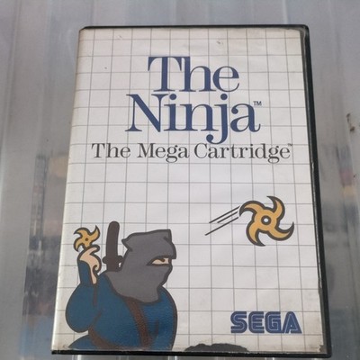 OVP & KOMPLETT The Ninja Sega Master System Game Cartridge VINTAGE 1990 Retro