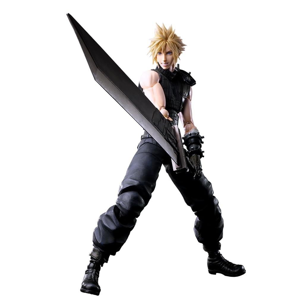 美品   ファイナルファンタジー7  PLAY ARTS Final Fantasy VII Rebirth Figure Cloud Strife PLAY ARTS Kai