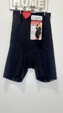 Cupid Shapewear 3X Extra Firm Tummy Control Hi Waist Thigh Slimmer NWT Black