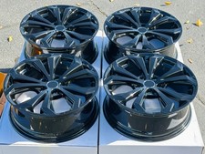 4 NEW 18" Black 5X114.3 Wheels 60.1 Rims 18X7 Fits: 2009-2026 Toyota Venza