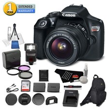 Canon EOS Rebel T6 Digital SLR Camera 1159C003 Bundle with 18-55mm f/3.5-5.6 is