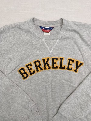 Vintage Champion Berkeley Crewneck Sweatshirt Gray Y2K College Medium