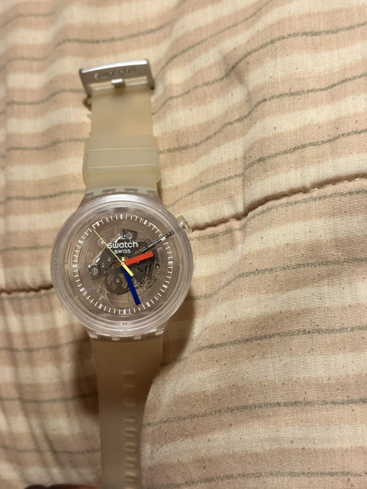 Swatch Big Bold Jellyfish Unisex Silicone Watch SO27E100 - Image 4 of 4