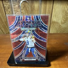 2024 Panini Rookies & Stars - Airborne Matthew Stafford #A-MSD Red  