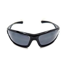 Nitrogen NT0201PZ Smoke Tint Polarized Lens Wrap Around Men  s Sunglasses