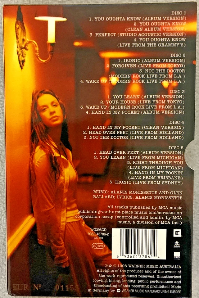 Atlantis Morissette - The Singles Box -  4 Compact Discs SET + Bootlek * 1996 * - Bild 4 von 4