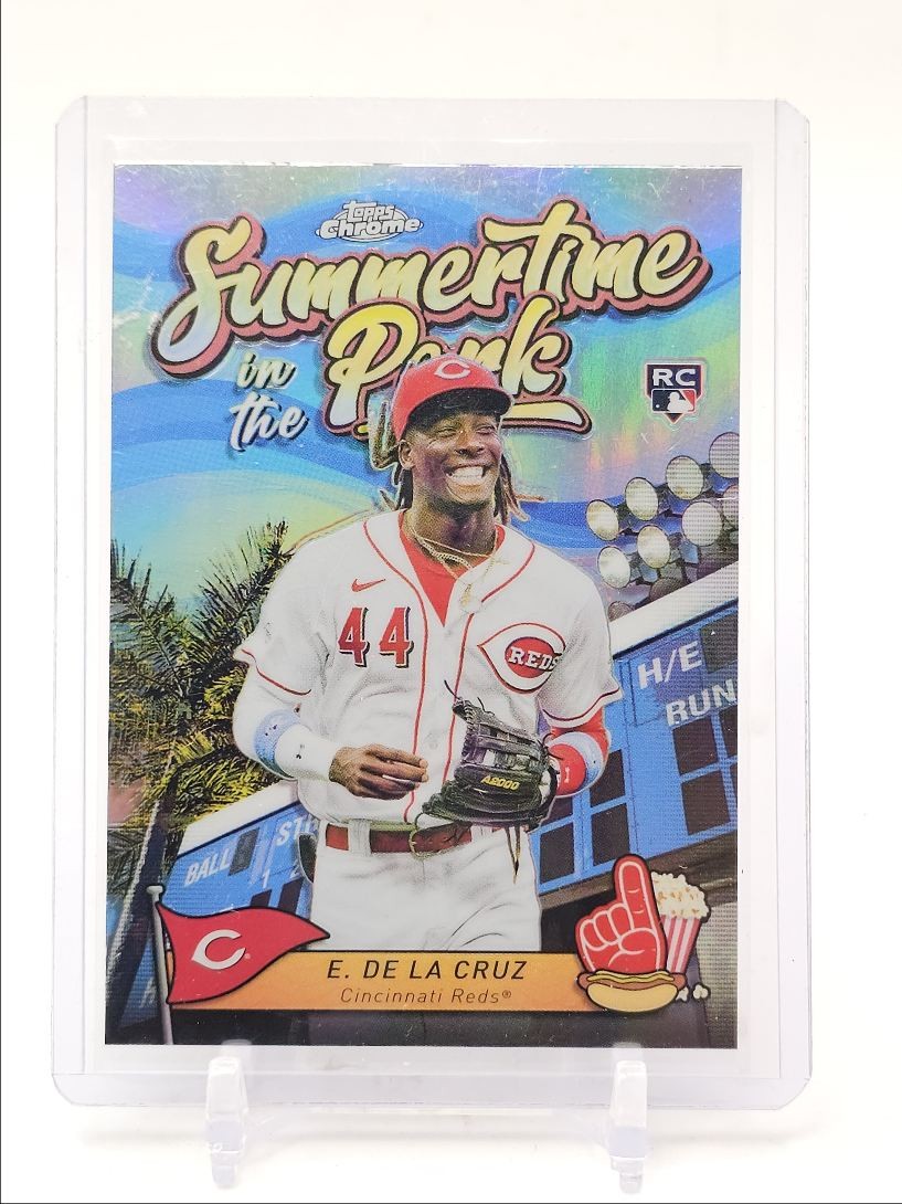 ELLY DE LA CRUZ 2024 TOPPS CHROME SUMMERTIME IN THE PARK ROOKIE RC Q5939