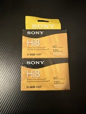 Lot of 4 Sony Hi8 Digital8 Blank Video Tapes P6-120HMPR Sealed New NOS