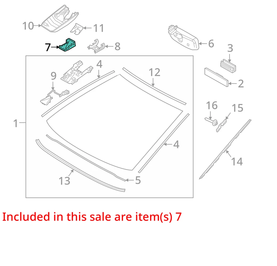 Toyota Camry Lane 2018 cámara de parabrisas de salida R95OP Foto 3 de 4