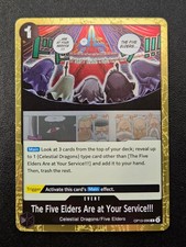 The Five Elders Are at Your Service!!! R Carrying On His Will OP13-096 NM