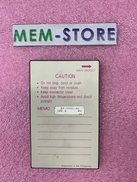 1MB Flash PCMCIA Linear Memory card Series 1 8/16bit data Type 1
