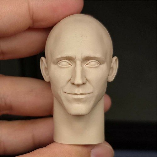 1:6 Tom Hiddleston Loki Helmet Head Sculpt For 12inch Male HT Action Figure Body - Picture 5 of 6