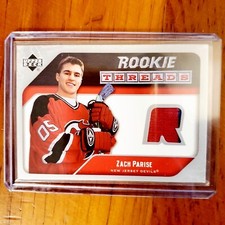 2 Color Patch 2005-06 Upper Deck UD Hockey RC Zach PARISE Rookie THREADS RT-ZP 