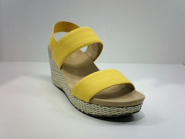 LifeStride Delta Quarter Ankle Strap Sandals - marigold canvas Size 9.0 FTlW for sale online | eBay
