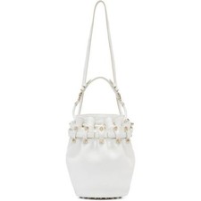 NWT $875 Alexander Wang Diego White Leather G...