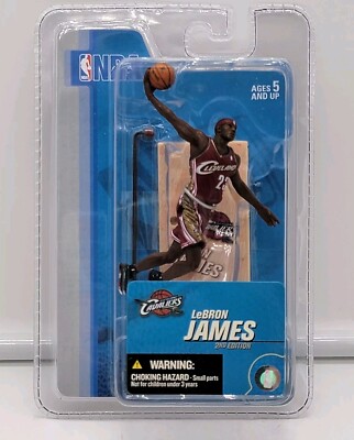 MCFARLANE - 3 Inch 2ND Edition - LEBRON JAMES - CLEVELAND CAVALIERS - 2005 NEW!