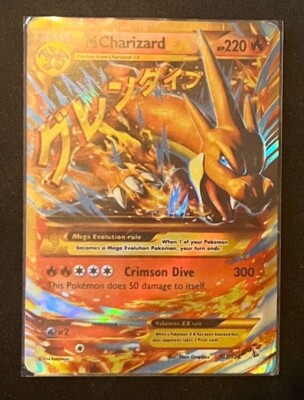 Pokémon TCG Mega-Charizard-EX Flashfire 107 Holo Secret Rare | eBay
