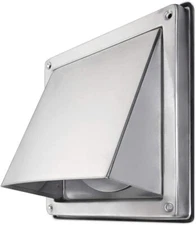 Calimaero HWG Air Vent Covers Exterior 4" Cowled External Walls Extractor Fan Ve