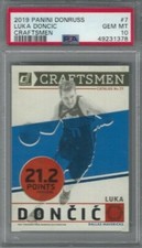 2019 PANINI DONRUSS #7 LUKA DONCIC PSA 10 GEM MINT CRAFTSMEN MAVERICKS