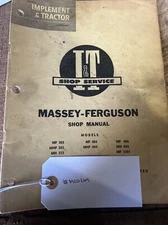 I&T Massey-Ferguson Shop Manual Models MF303/404/406/1001,MHF303/404,MH333/444
