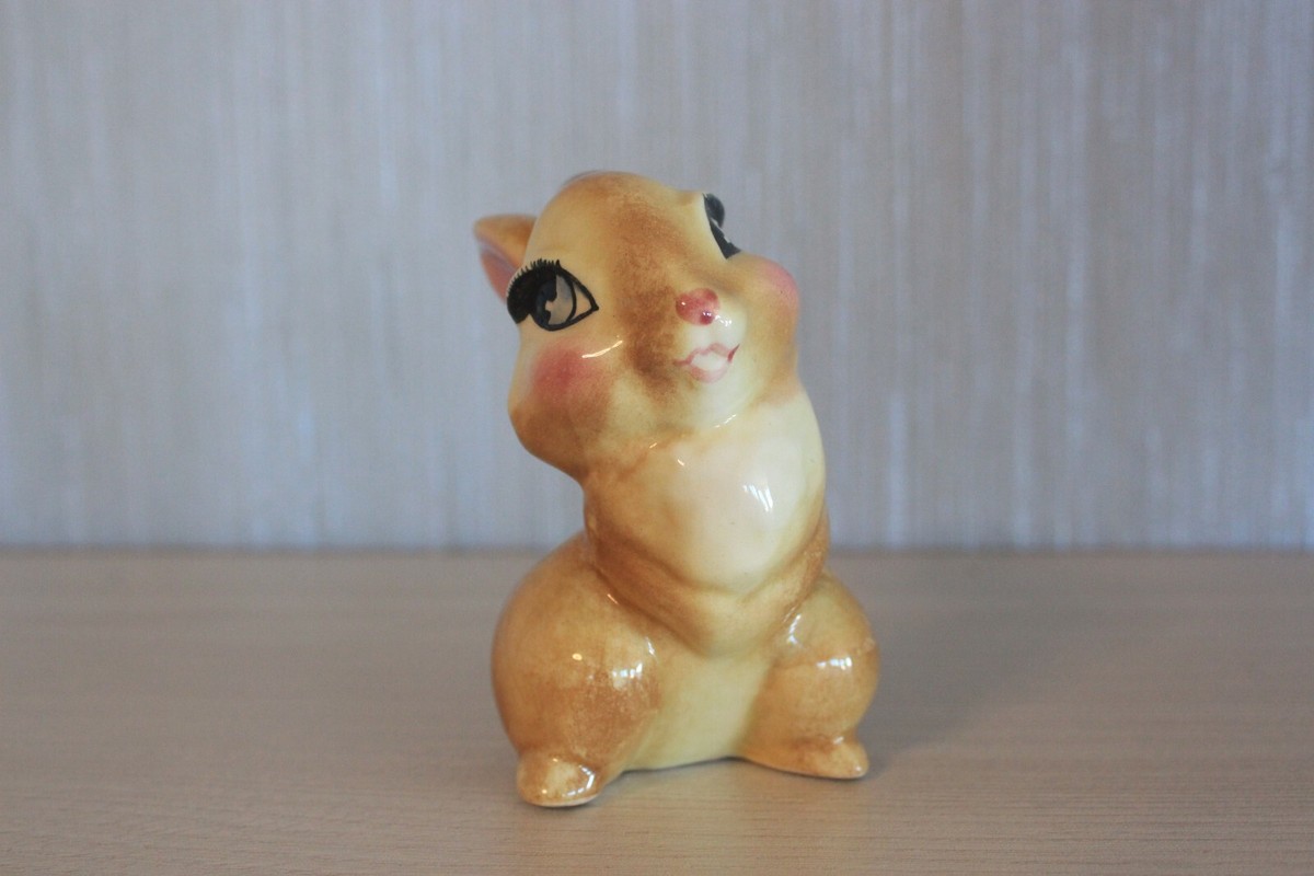 Miss Bunny ceramic figure, Bambi collectible, Thumper girlfriend