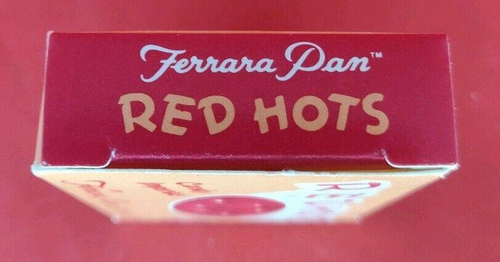 VINTAGE RED HOTS BOX FERRARA PAN CANDY 1980S RARE CONTAINER SAY NO TO DRUGS - Picture 5 of 5