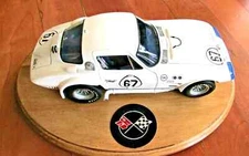 1964 Exoto Corvette Grand Sport race car Roger Penske # 67 Road America display