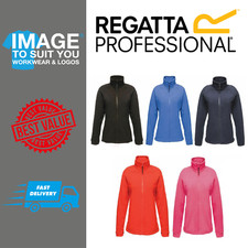 Image of Regatta Ladies Shaped Fit Quick Drying Thor Full Zip Workwear Fleece TRF541