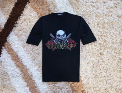 Dsquared Women Black T Shirt Size M