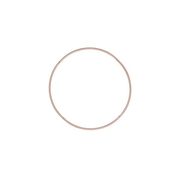 Aro redondo de metal de 24 pulgadas de ancho colgante corona anillo boda fiesta decoraciones venta Foto 3 de 4