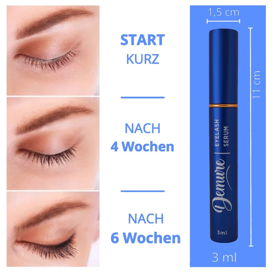 Wimpernserum wachstum Demure Eyelash Serum Hormonfrei, Patentierte Superformel - Bild 4 von 4