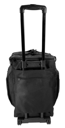 Rockville Rolling Travel Bag For Pair 5", 6", 8" Studio Monitors + Accessories - Picture 3 of 8