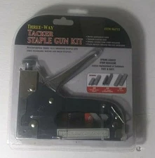 Harbor Freight Tools Three Way Tacker Staple Gun Kit - Brand NEW Sealed