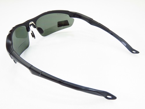 Sunglasses TR90 frame, Smoke 2.0 mm pc Polarized Bifocal lens Magnification +2.0 - Picture 6 of 8