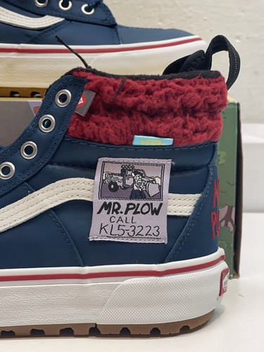 The Simpsons x Vans Sk8-Hi MTE 2.0 DX - Mr. Plow (7.5M/9W) Brand New In  Half Box | eBay