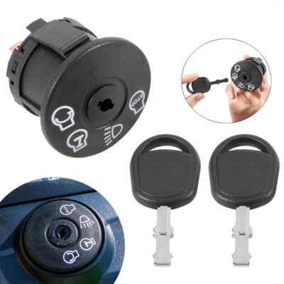 Ignition Switch For John Deere X100 X300 X310 X390 X500 X520 X540 X530 w/2 Keys