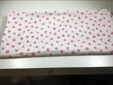 Pottery Barn Kids Flat Queen Sheet Pink Dots On White Israel