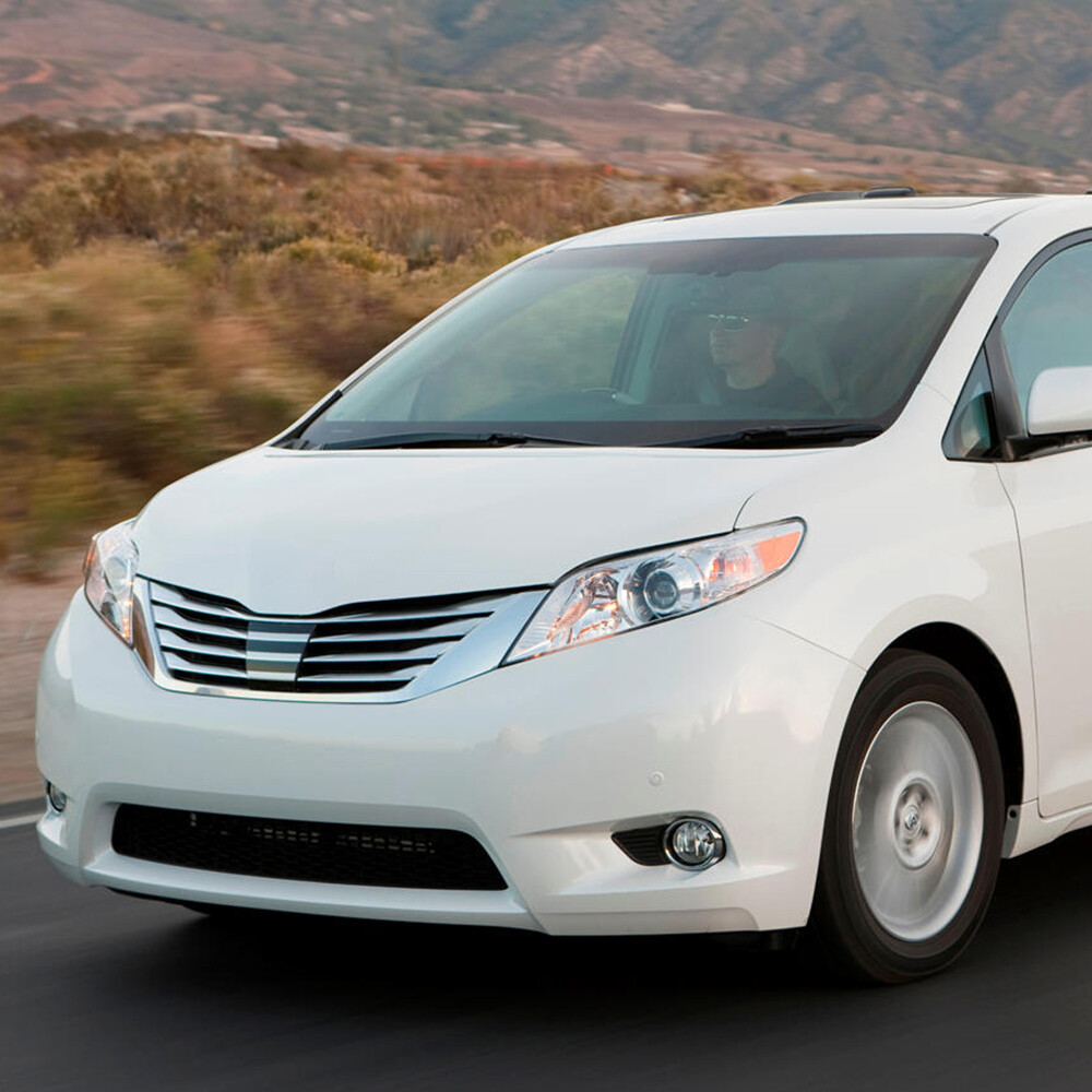 Toyota Sienna 2020 Front Wiper Cowl Cover Trim For Toyota Sienna 2011-2020 &ndash; Left Side, Easy No-Drill Install Self Adhesive Cowl Trim