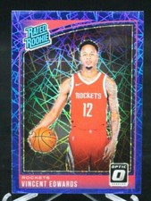 2018-19 Optic Blue Velocity Rated Rookie #165 Vincent Edwards Houston Rockets