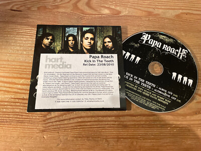 CD Metal Papa Roach - Kick In the Teeth (2 Song) Promo ELEVEN SEVEN MUS cb StoC