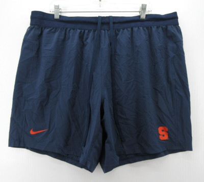 Syracuse Orange Shorts Men XXXL Blue Nike Dri-Fit Performance Running Basketball