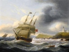 Art Ship Nautical Sailboat by T. Luny Tile Mural Kitchen Backsplash Ceramic 10x8