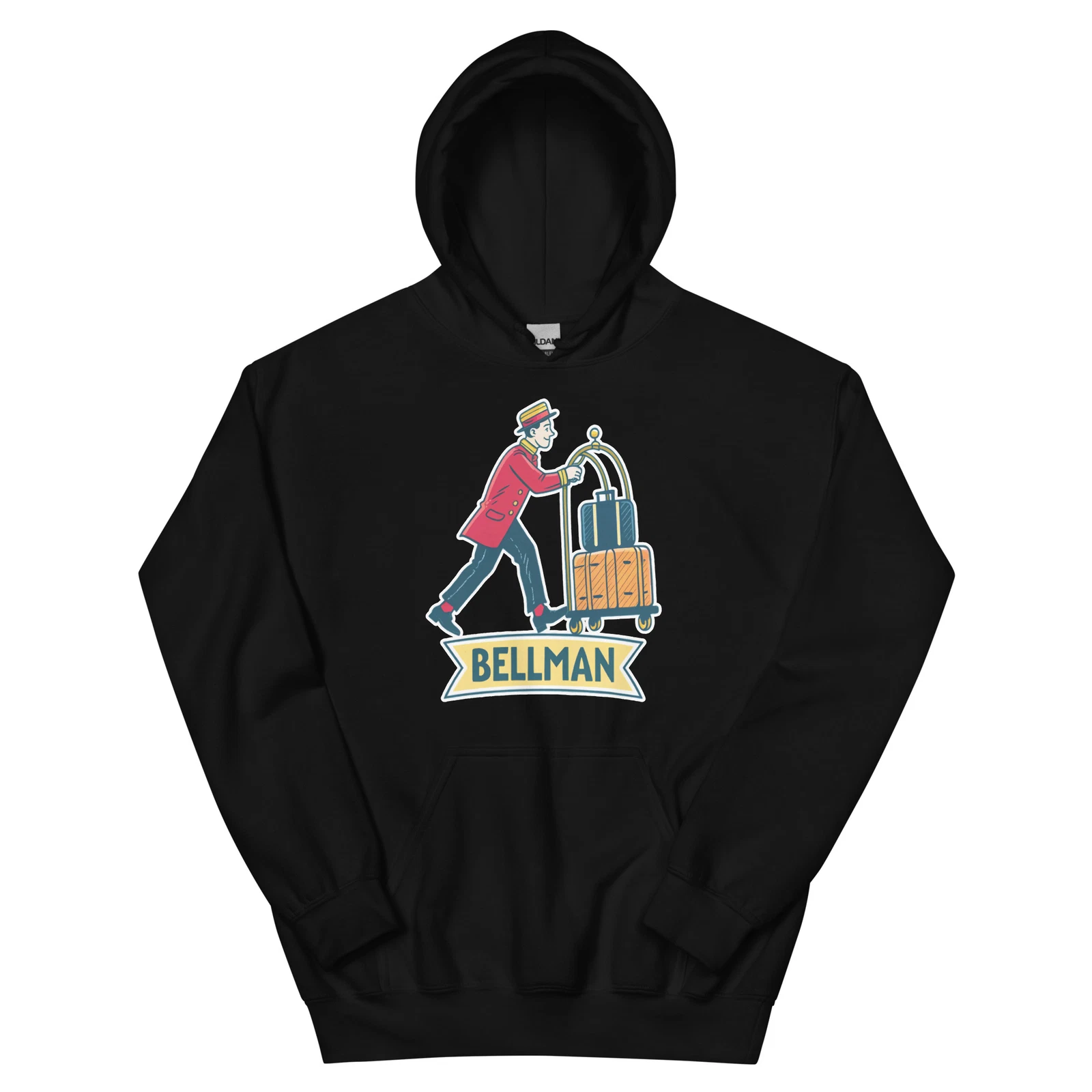 Bellman Hotel Item Travel Motel Hoodie
