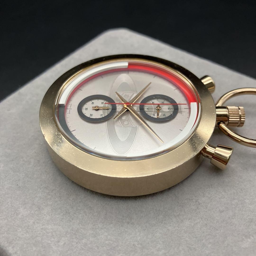 Vivienne Westwood Pocket Watch Vintage Quartz Chronograph Open  