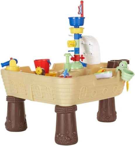 Outdoor Anchors Away Pirate Ship Water Table for 3 Players – No Batteries Needed - Picture 8 of 11